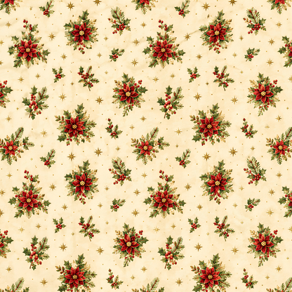 Home for Christmas Printable Paper Collection | 20 Digital Papers