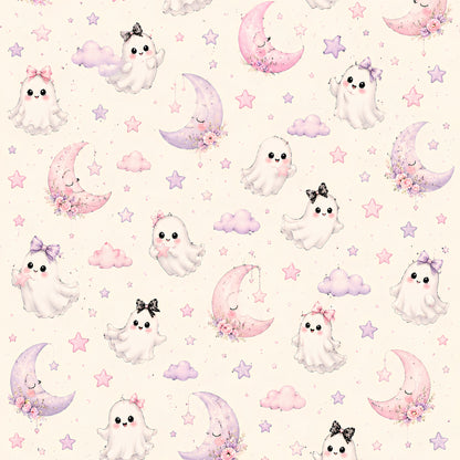 Ghostly Halloween Digital Paper Pack | 15 Cute Halloween Printable Backgrounds