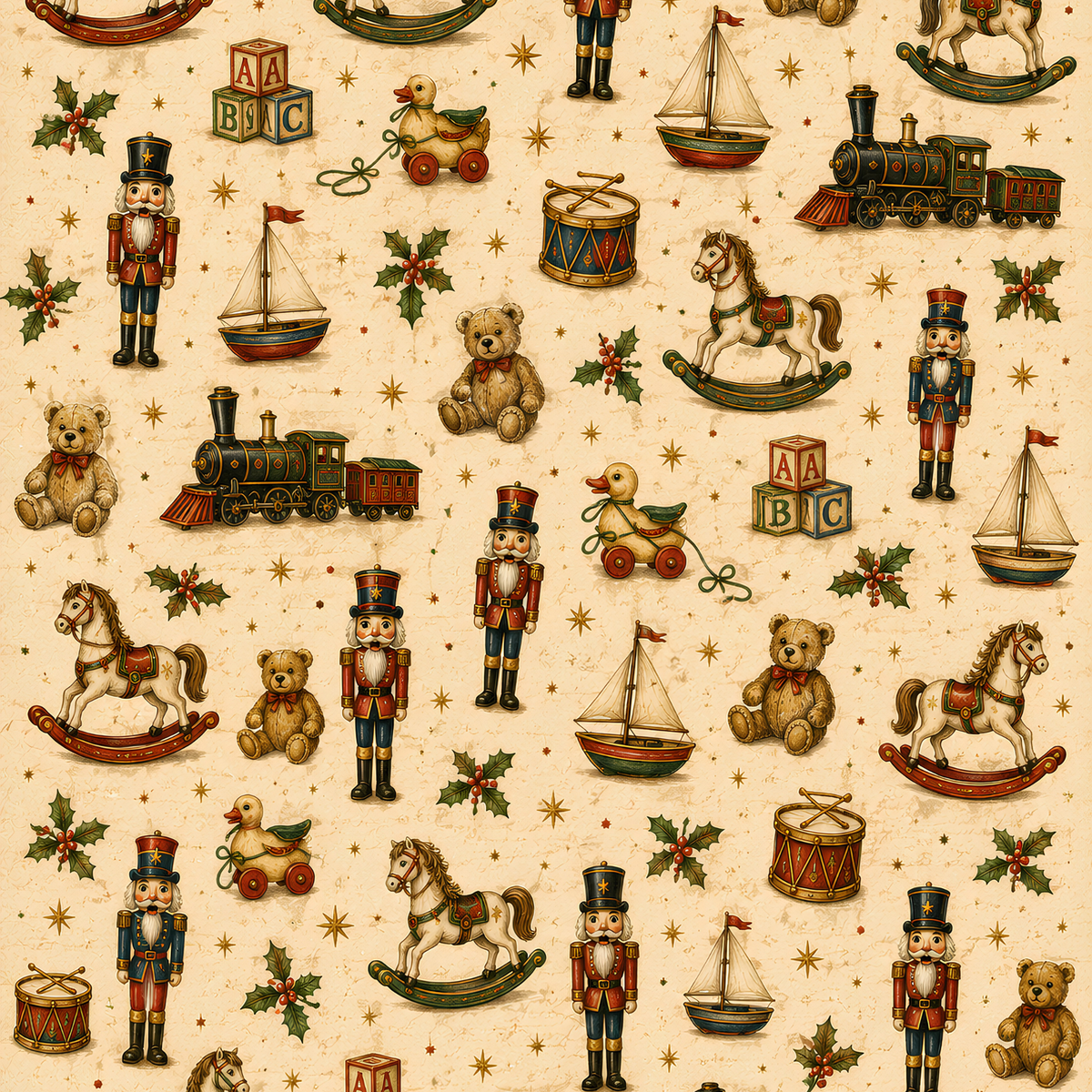 Home for Christmas Printable Paper Collection | 20 Digital Papers