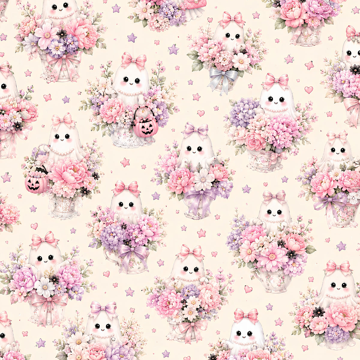 Ghostly Halloween Digital Paper Pack | 15 Cute Halloween Printable Backgrounds