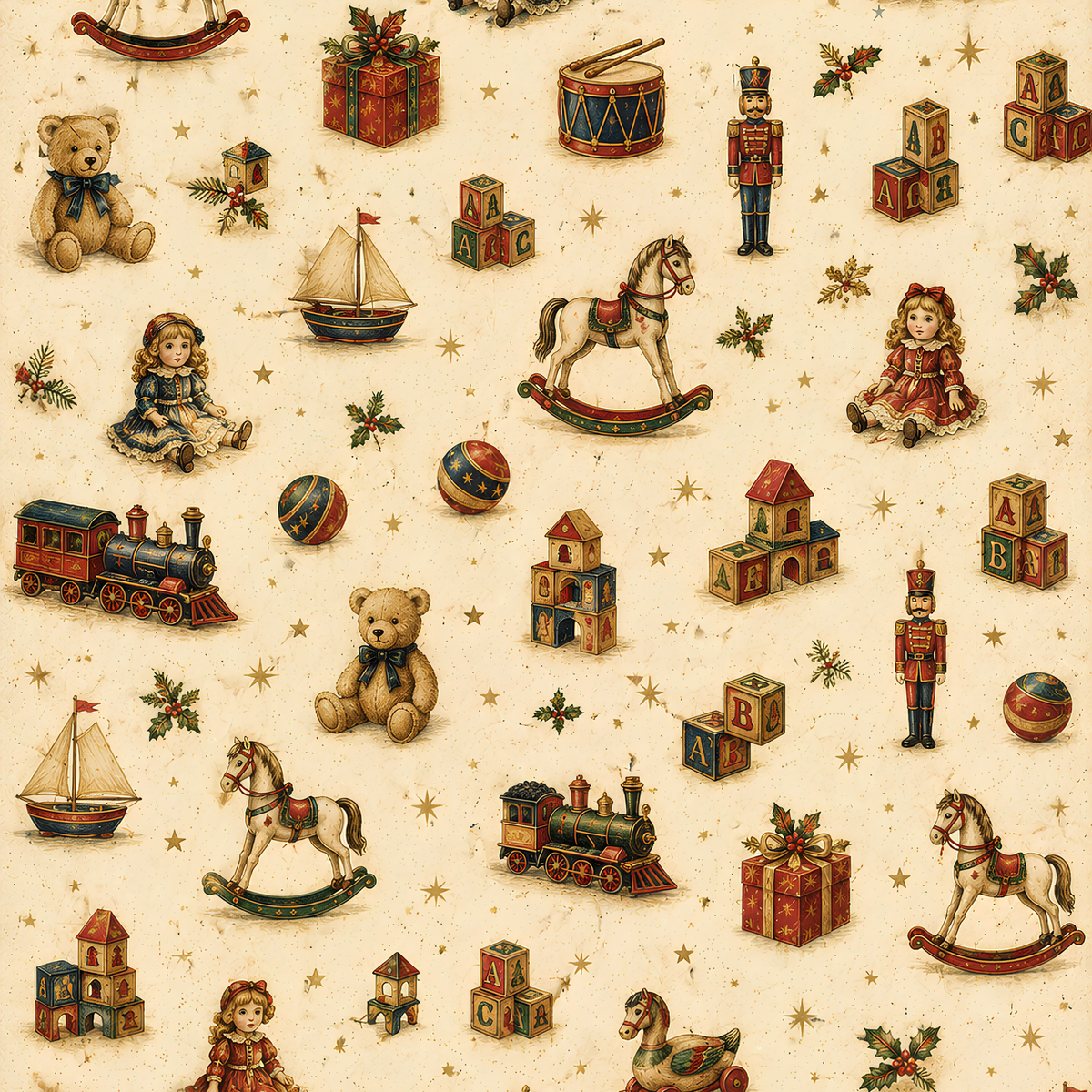 Home for Christmas Printable Paper Collection | 20 Digital Papers