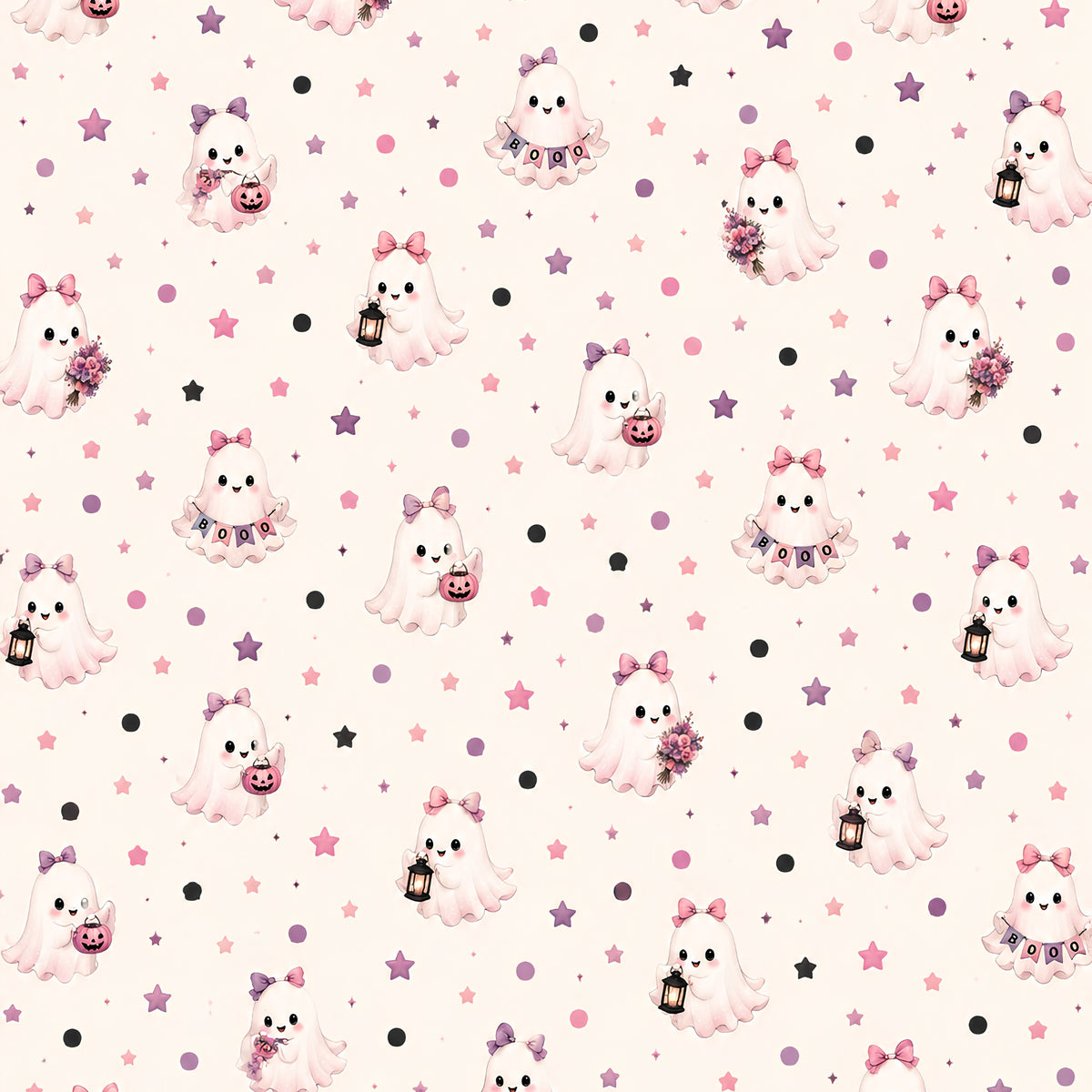 Ghostly Halloween Digital Paper Pack | 15 Cute Halloween Printable Backgrounds
