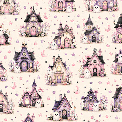 Ghostly Halloween Digital Paper Pack | 15 Cute Halloween Printable Backgrounds