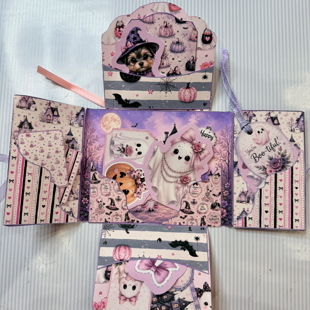 Ghostly Halloween Tags & Ephemera Printable Kit | Cute Halloween Paper Craft PDF