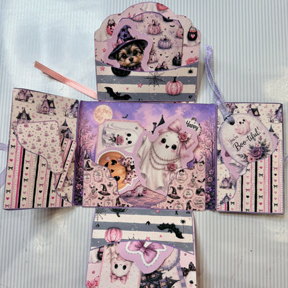 Ghostly Halloween Tags & Ephemera Printable Kit | Cute Halloween Paper Craft PDF