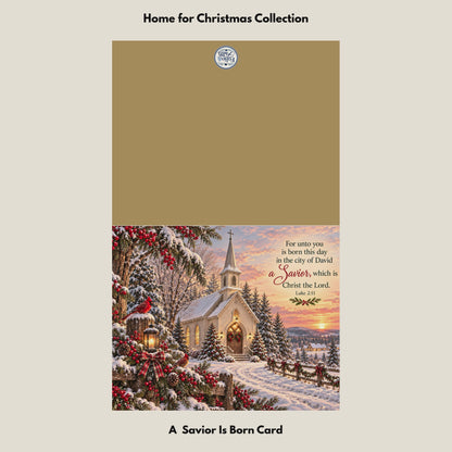 O Holy Night Printable Christmas Card | Christian Nativity Digital Card